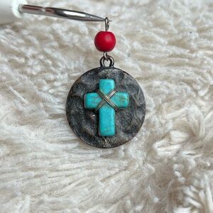 Turquoise Cross Pendant